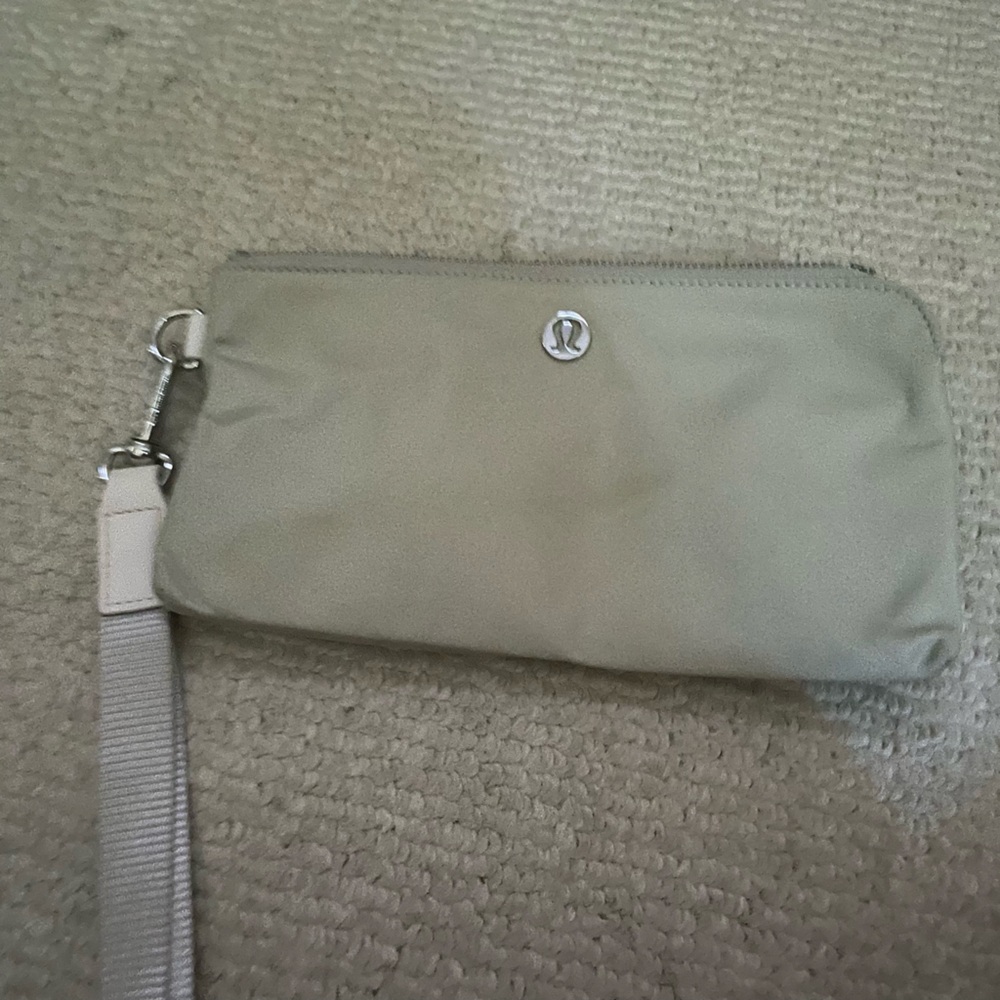 Lululemon Beige Wristlet